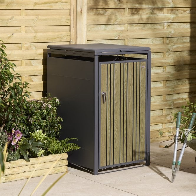 Rowlinson Wimbledon Single Bin Store - Oak