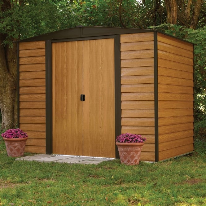 Rowlinson Woodvale Metal Apex Shed 8X6