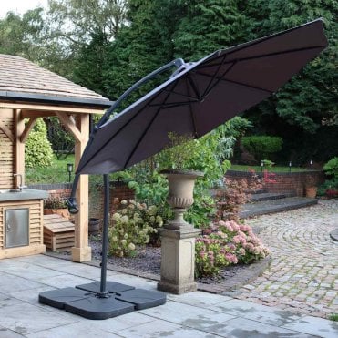 3m Deluxe Rotating Cantilever Parasol