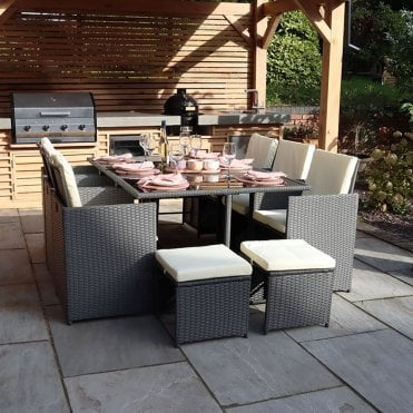 Cannes 10 Seat Cube Set