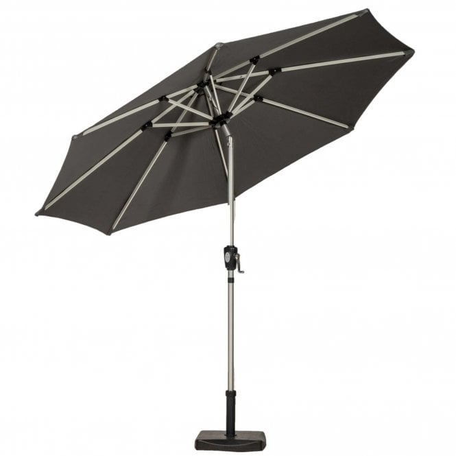 Royalcraft LED Crank and Tilt Parasol - 2.7m