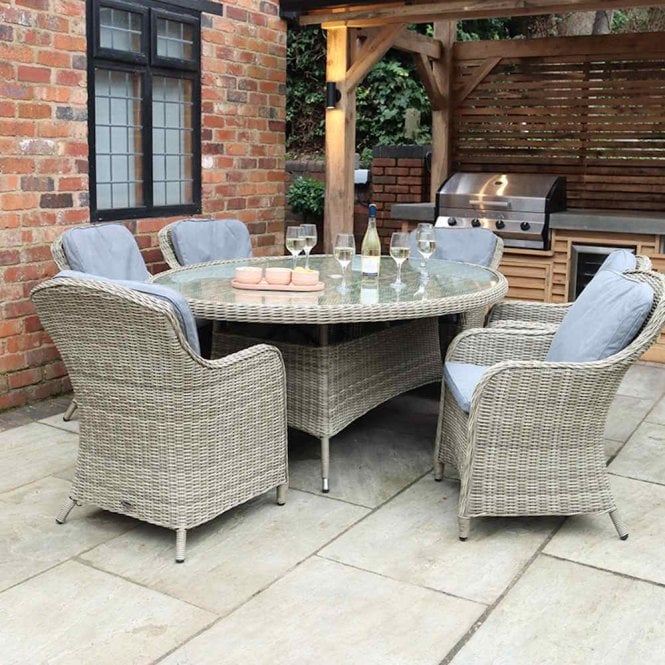 Royalcraft Wentworth Imperial 6 Seater Oval Dining Set