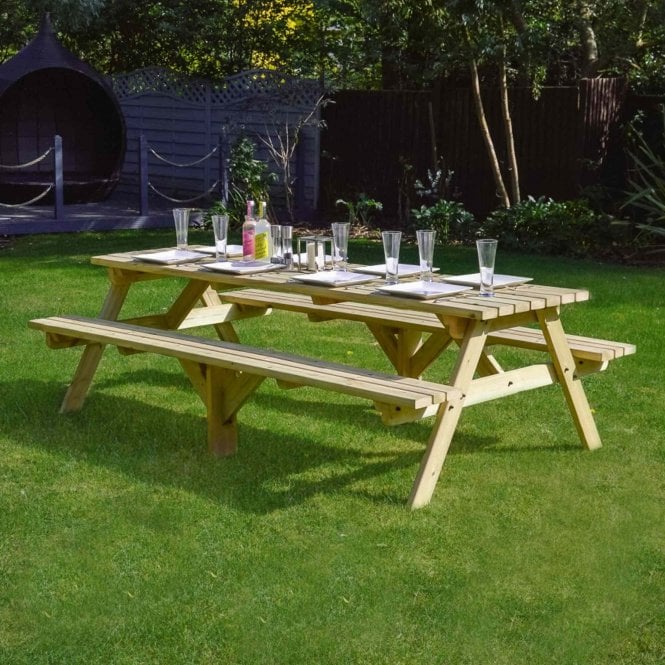 Oakham Picnic Table 8ft