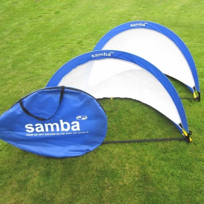 Samba Elite Round Pop Up Goals 4ft - Pair