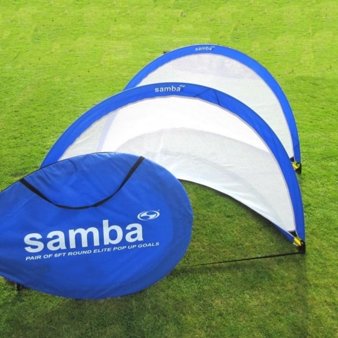 Samba Elite Round Pop Up Goals 6ft - Pair