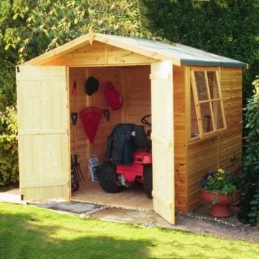 Alderney Shiplap Apex Shed 7X7