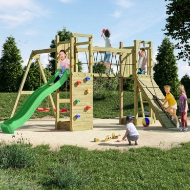 Maxi Fun Wooden Climbing Frame
