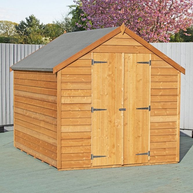 Shire  Overlap 8x6 Double Door Value With Window