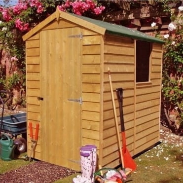 Overlap Apex Shed 4X6
