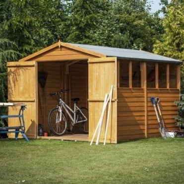 Overlap Apex Shed 6X10