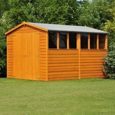 Overlap Apex Shed 8X10