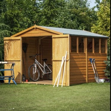 Overlap Double Door No Windows 12x6