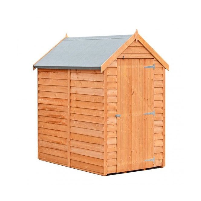 Shire Overlap Single Door Value Shed 6X4