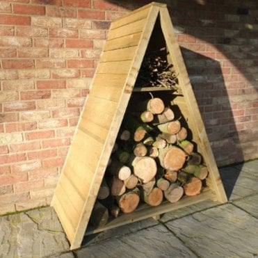 Small Triangular T&G Log Store