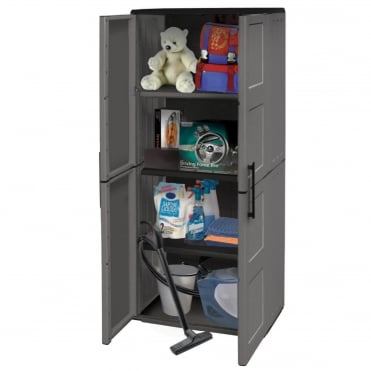 Tall Plastic Storage Unit