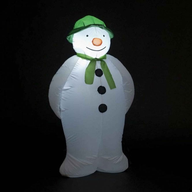 SnowTime 1.8m Inflatable The Snowman With LEDs