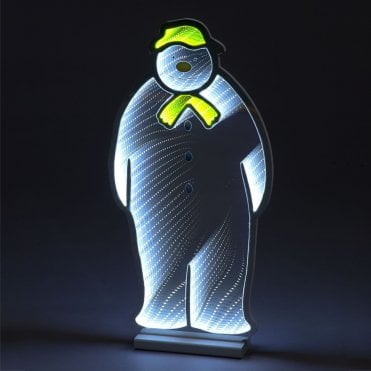 60cm Infinity Snowman With Wooden Base