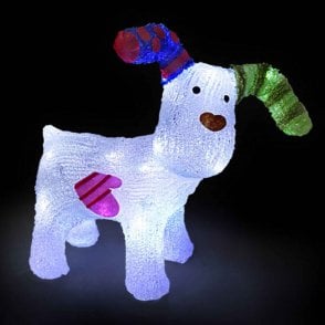 SnowTime The Snowdog Acrylic With LEDs