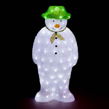 The Snowman Acrylic With 100 LEDs