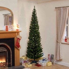 SnowTime Wrapped Pencil Pine 5ft Tree