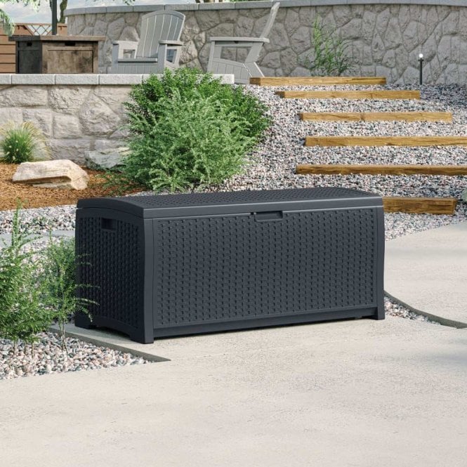 Suncast Missouri 276L Storage Box - Cyberspace Grey