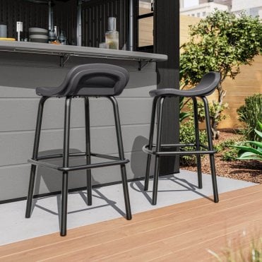Outdoor Bar Stool Set - Pack of 2