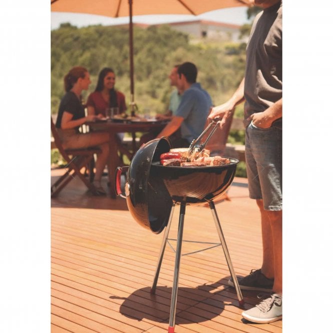 Tramontina Tall Carbon Steel Charcoal Portable Grill with Lid