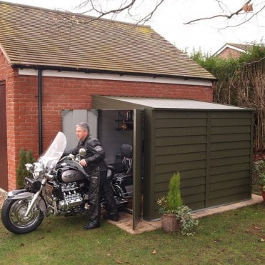 Metal Motorcycle Garage 5X9