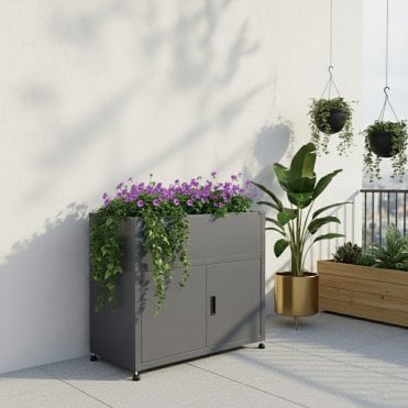 Raised Planter with Storage