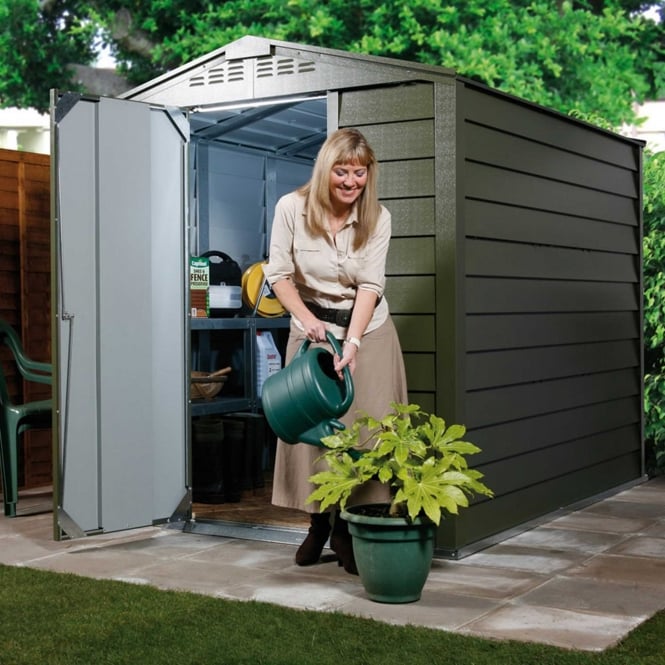 Trimetals Titan 640 Metal Shed 6X4