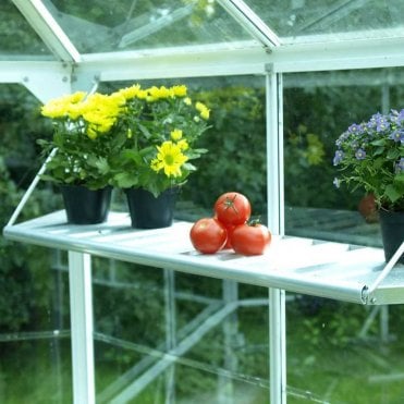 Hera 8X7 Greenhouse 4ft Folding Shelf