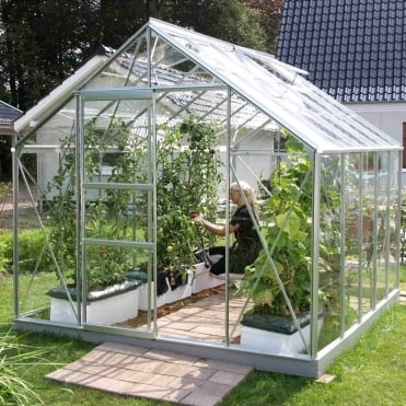 Neptune Silver Framed Greenhouse 8X10