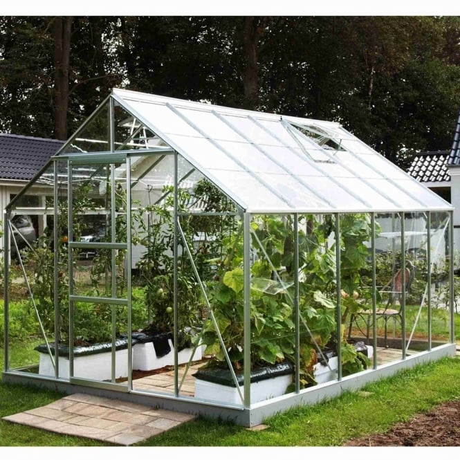 Vitavia Neptune Silver Framed Greenhouse 8X12