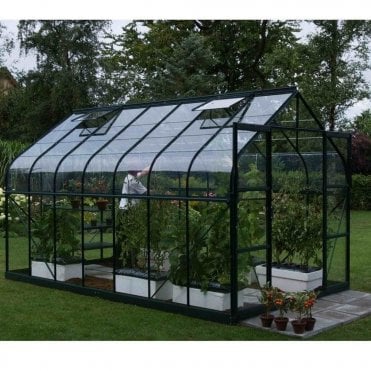 Saturn Green Framed Greenhouse 8X8