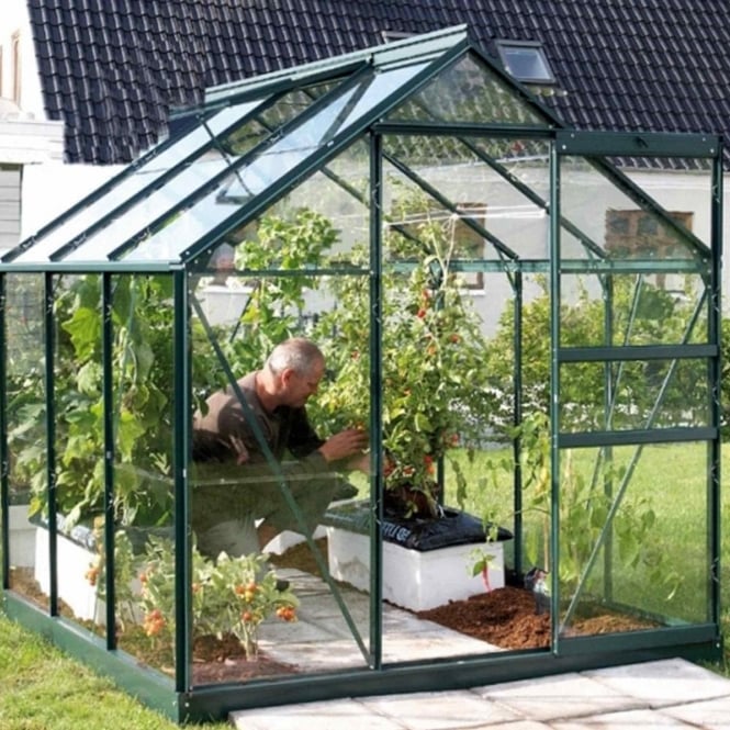 Vitavia Venus Green Framed Greenhouse 6X6