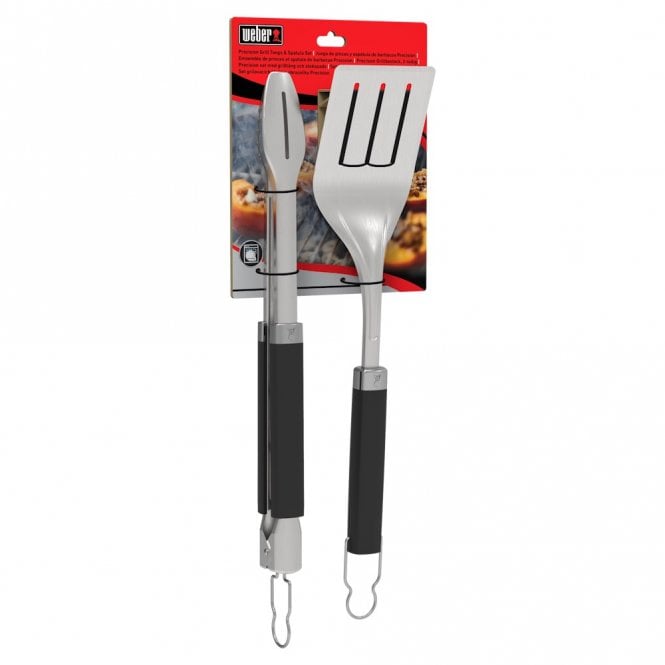 Weber Precision BBQ Tongs & Spatula Set