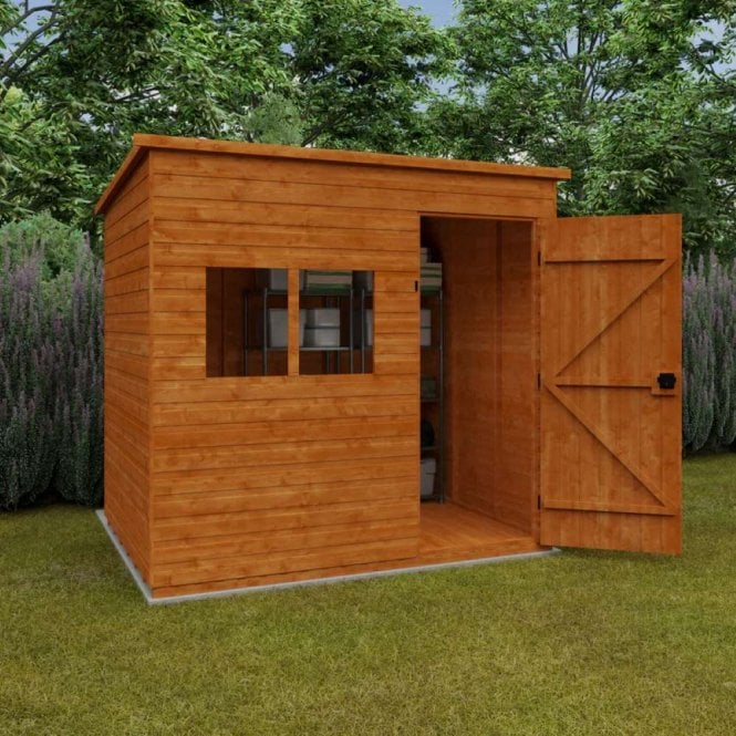 Woodlands Deluxe Pent Shiplap Shed