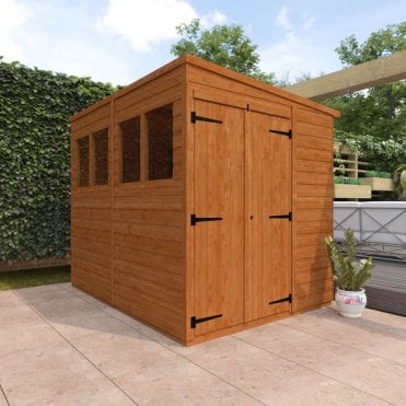 Double Door Flex Pent Shed